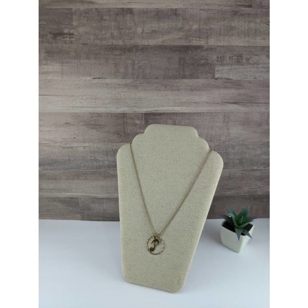 P Initial Letter Necklace